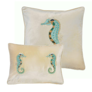 Dôme Precious  Tropical Seahorse Pillow